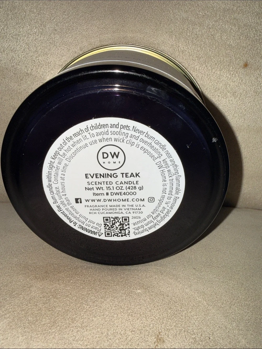 DW Home Starry Night  Evening Teak candle